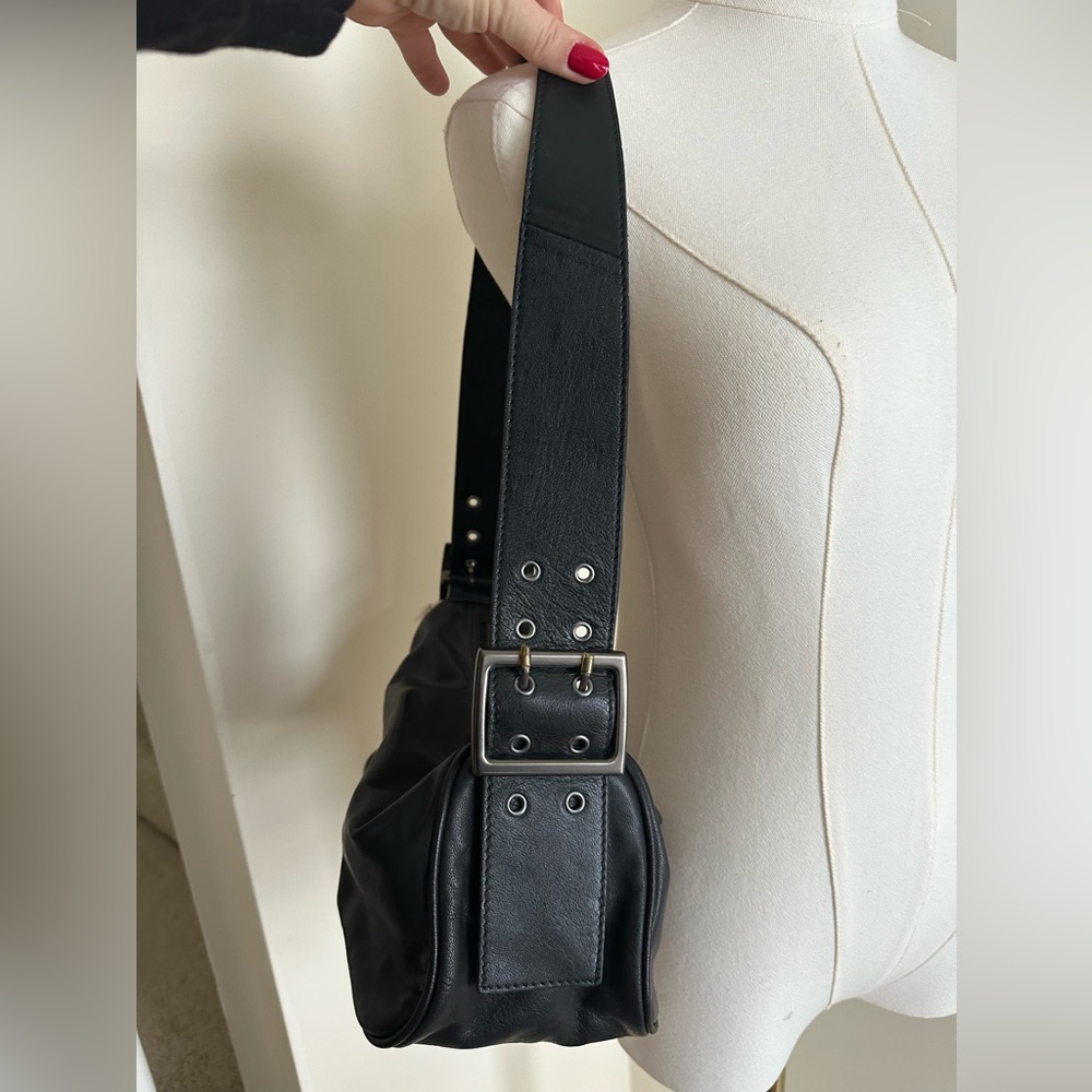 NWT Free People Arm Candy Shoulder Bag - Black - Picture 4 of 14